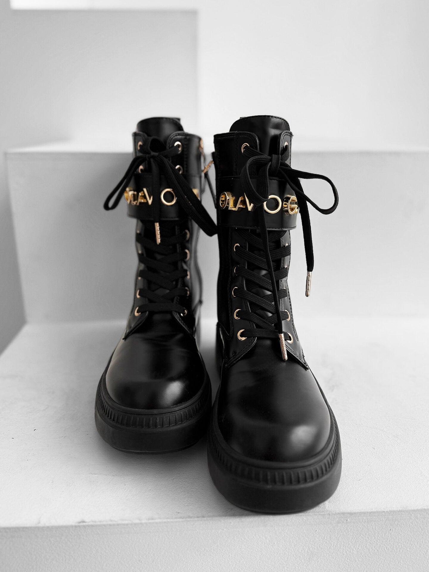 DICE BLACK WORK BOOTS