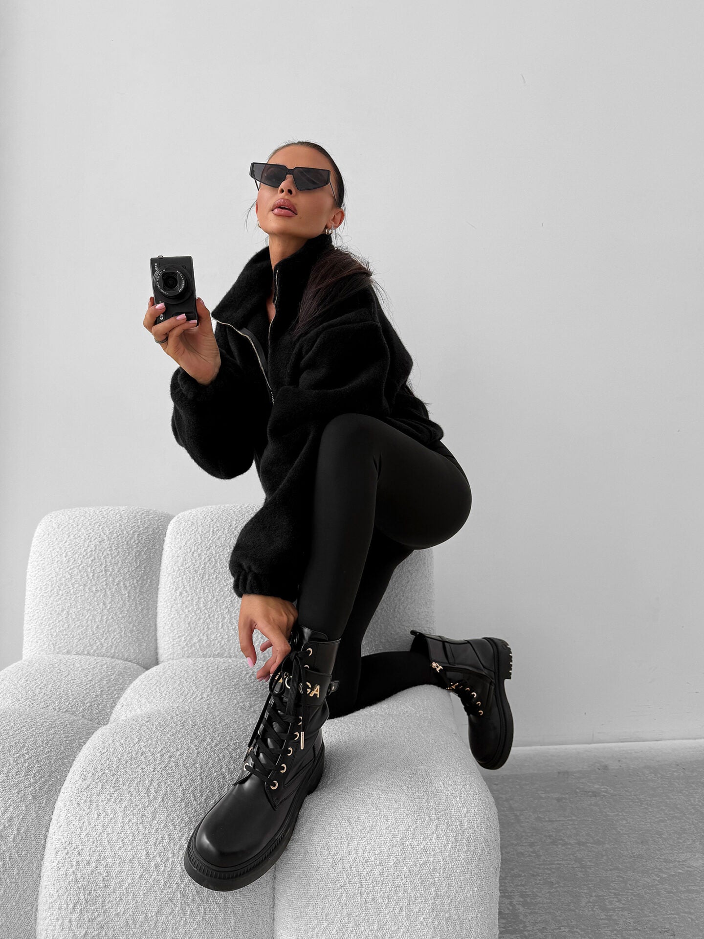 DICE BLACK WORK BOOTS