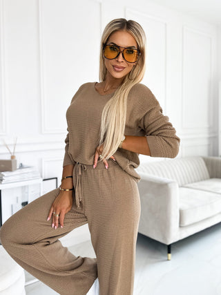 KIRII CAMEL KNITTED SET