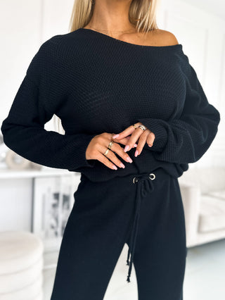 KIRII KNITTED SET BLACK