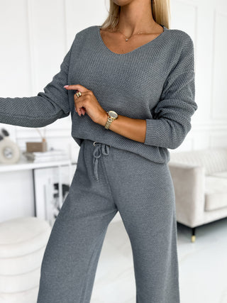 KIRII KNITTED SET GRAPHITE