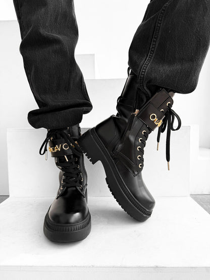 DICE BLACK WORK BOOTS