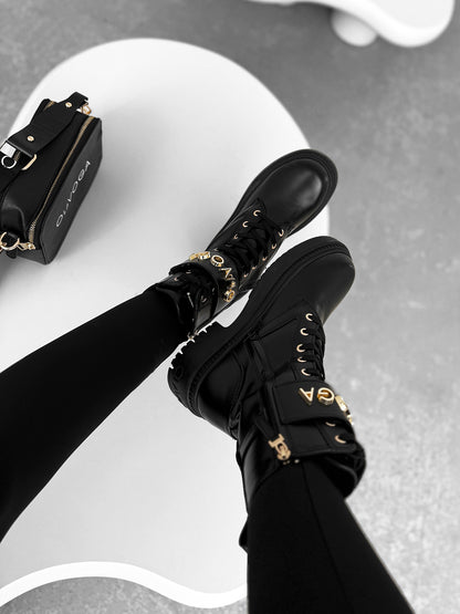 DICE BLACK WORK BOOTS