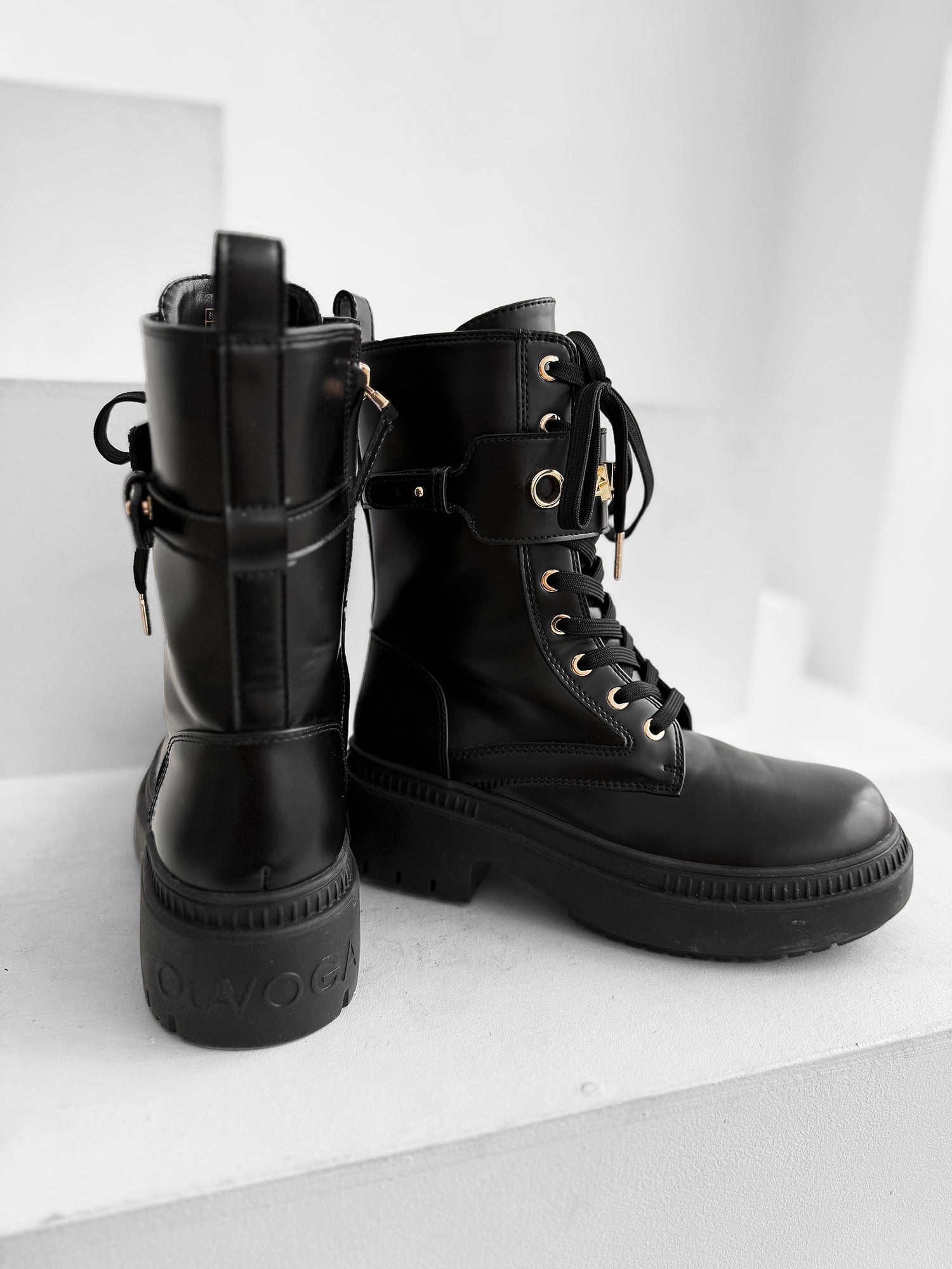 DICE BLACK WORK BOOTS