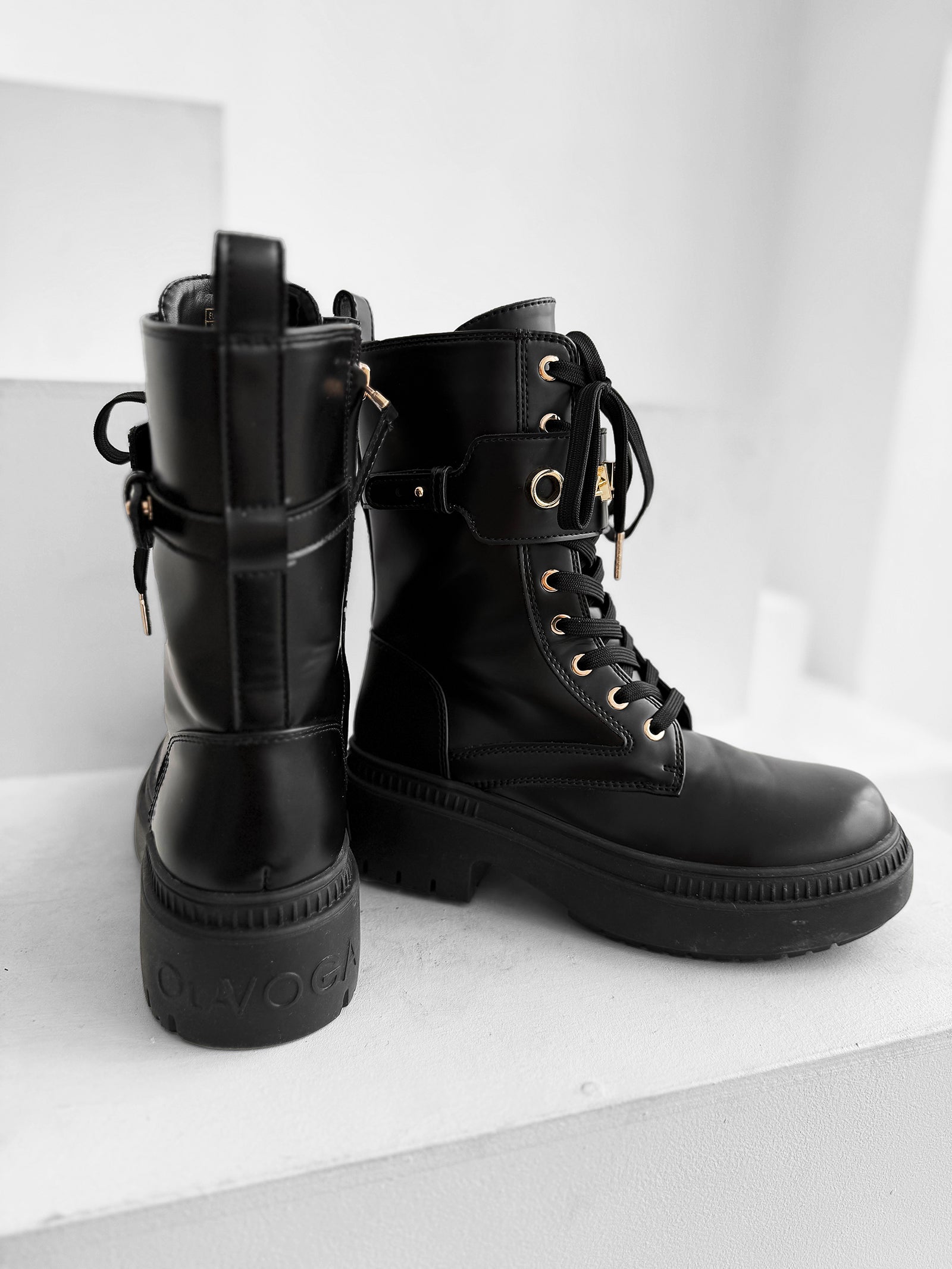 DICE BLACK WORK BOOTS