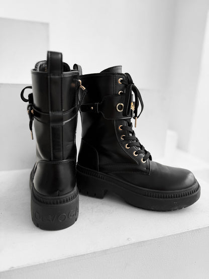 DICE BLACK WORK BOOTS