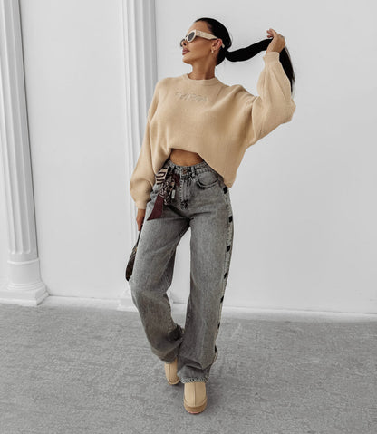 ELIOKIE jeans trousers gray