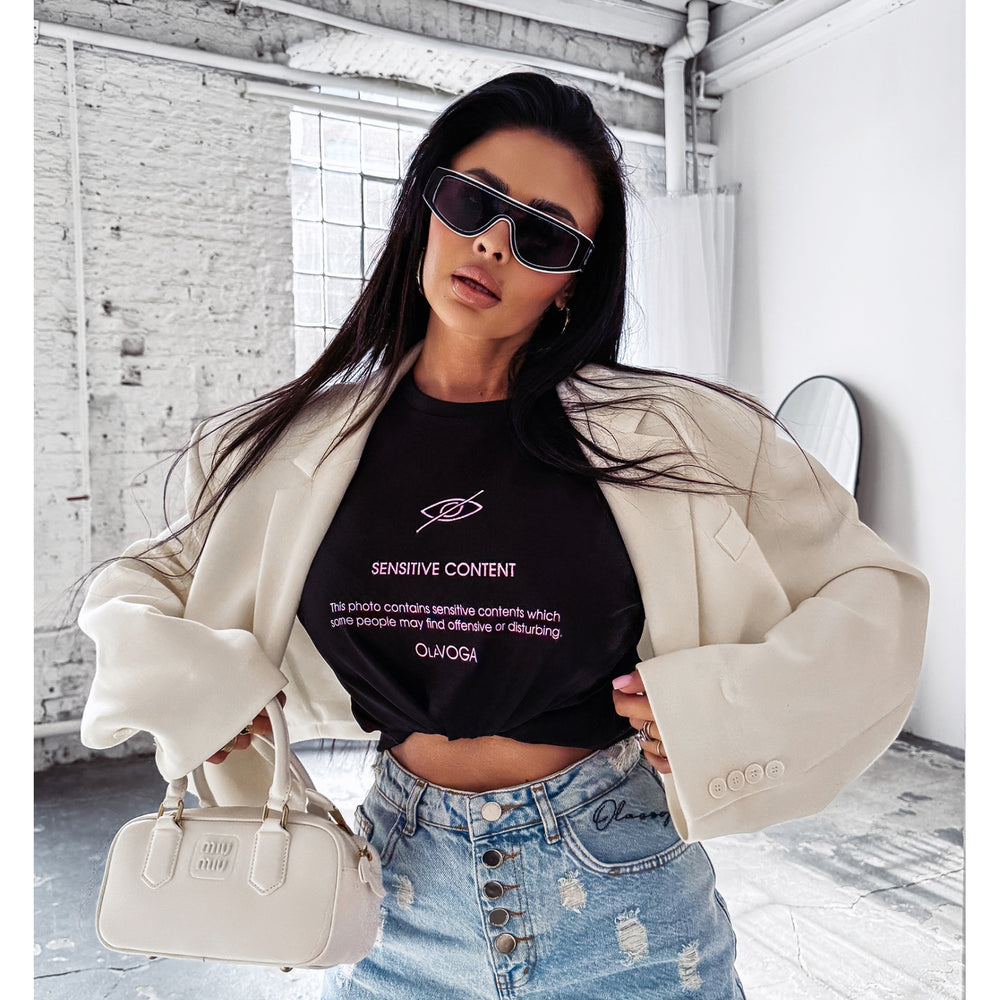 GLASS T-SHIRT CLASSIC BLACK