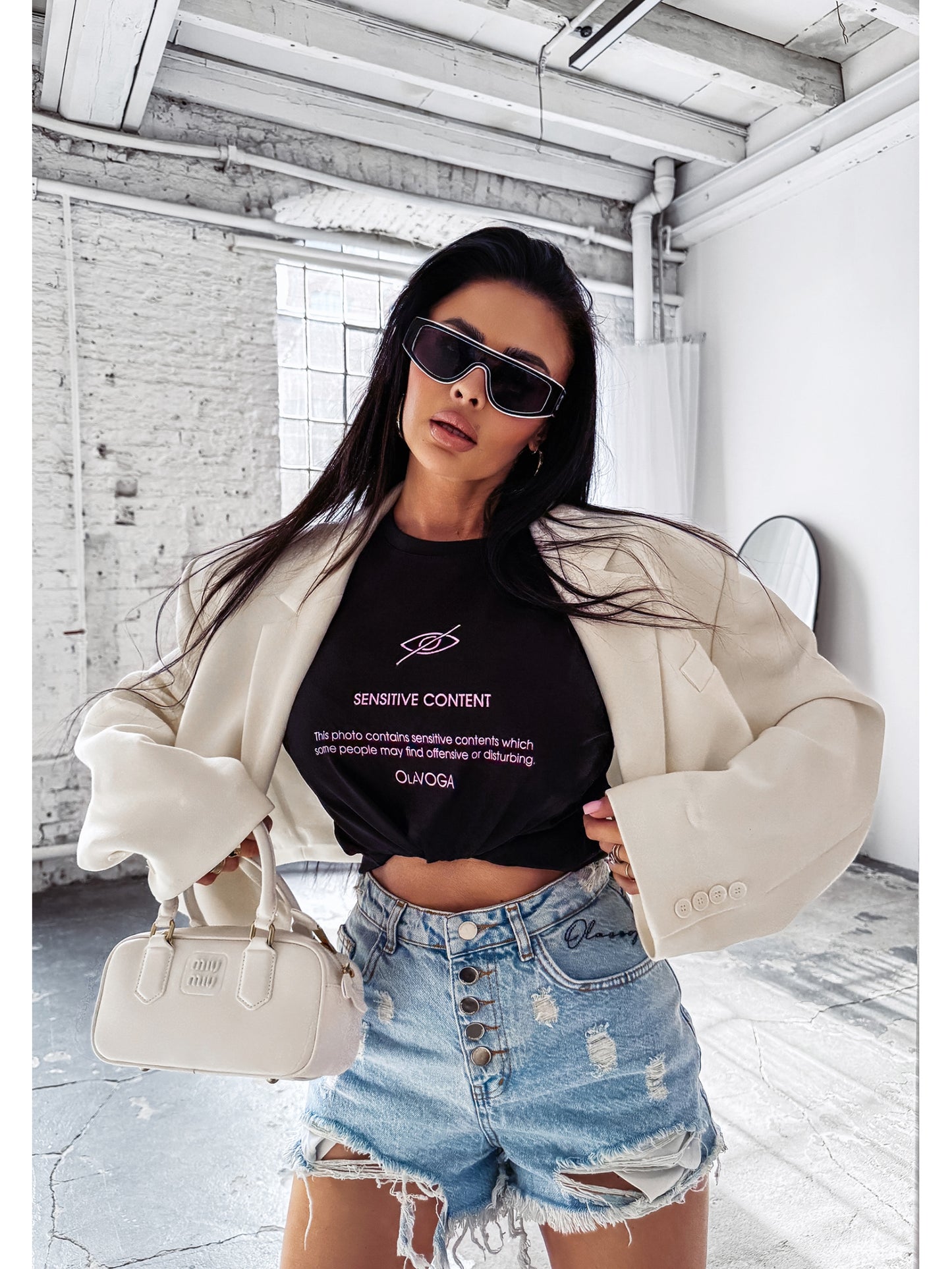 GLASS T-SHIRT CLASSIC BLACK