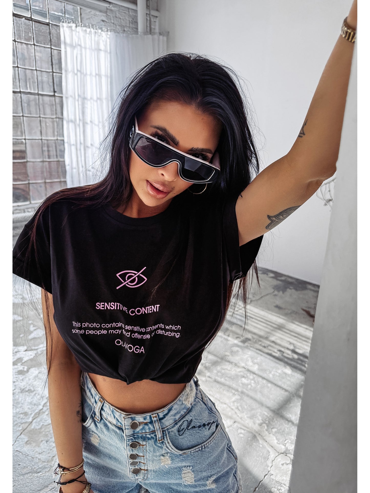 GLASS T-SHIRT CLASSIC BLACK