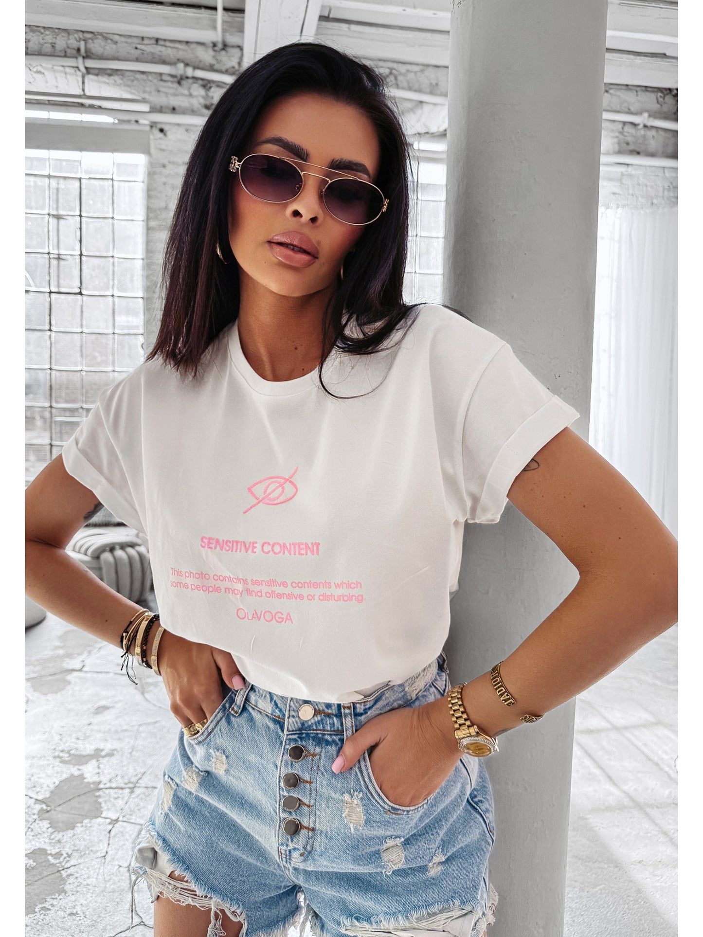 GLASS CLASSIC T-SHIRT ECRU